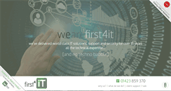 Desktop Screenshot of first4it.co.uk